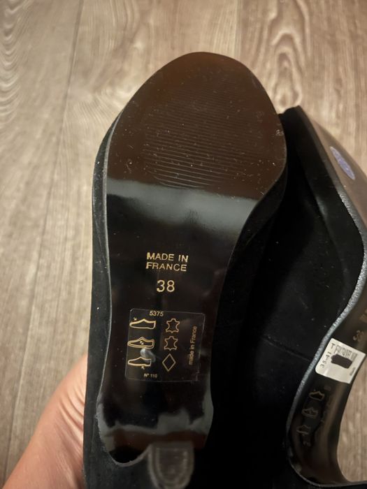 Туфлі замшеві розмір 37