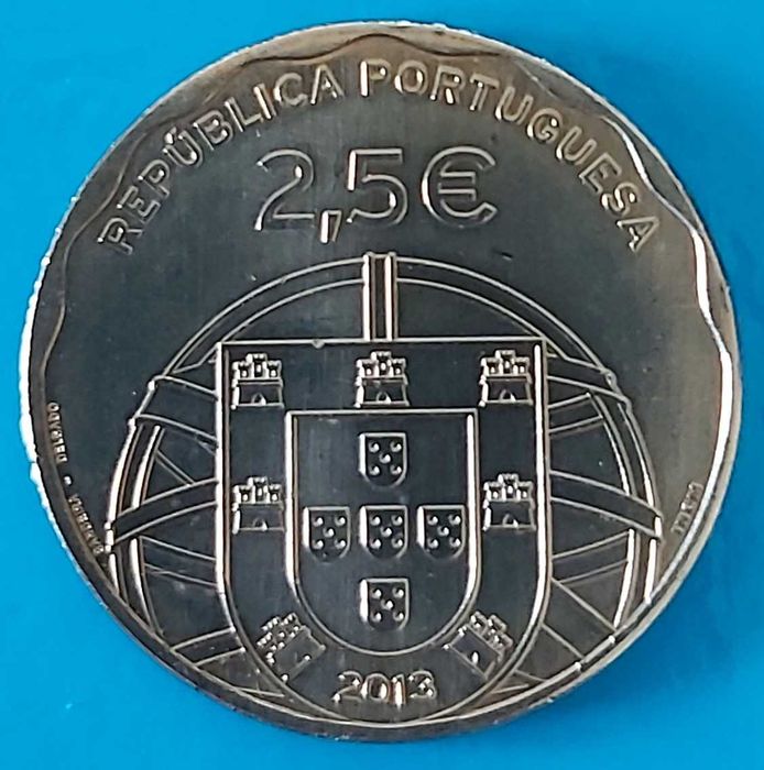 2,50  Euros de 2013, Portugal, 100 Anos Submarino Espadarte