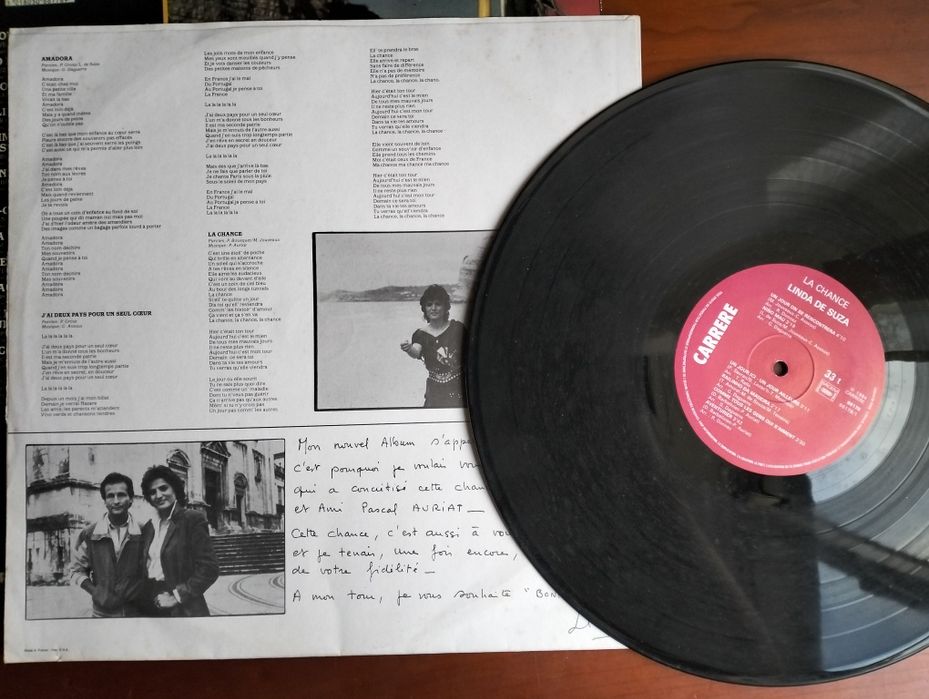 Disco de vinil LP Linda de Suza - La Chance