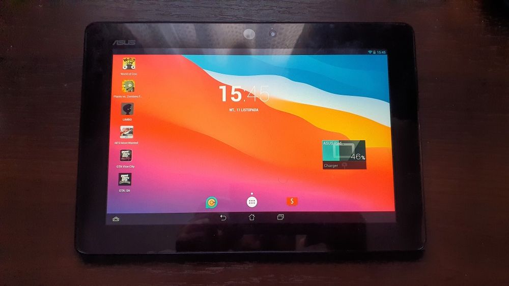 tablet Asus idealny. działa YouTube
