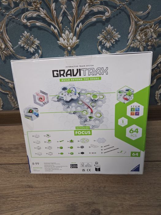 Набір логічних ігор RAVENSBURGER Gravitrax Action Set Фокус 64 елементи