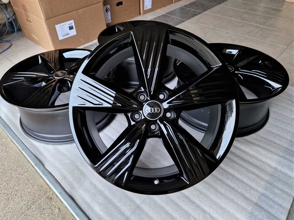 Alufelgi 19 5x112 Audi A3 8V 8P A4 B6 B7 A6 C5 C6 Q2 Q3 Czarne ! 299#