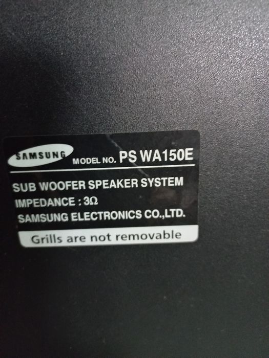 Subwofer da Samsung