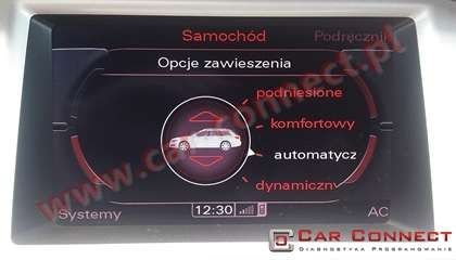 Audi język polski menu Rzeszów A3 A4 A5 A6 A7 A8 Q3 Q5 Q7 także z USA