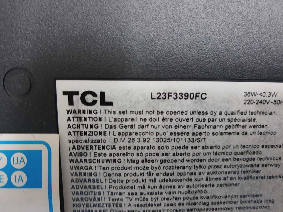 Monitor TCL 23 cale z funkcja TV