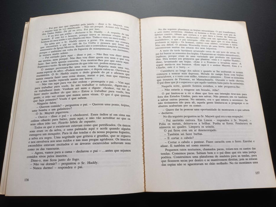 "A Costa de Mosquito" por Paul Theroux - 1ª Edição