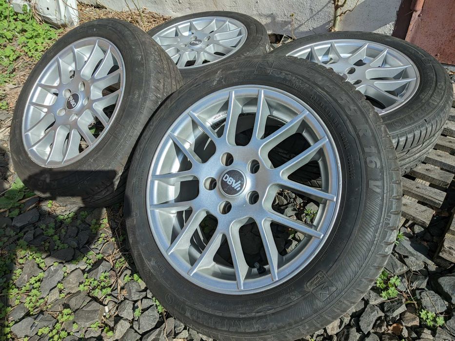 Диски DBW R16 5x112 ET35 Audi VW Passat Golf Skoda Octavia Mercedes A4 шини літо 205/55R16