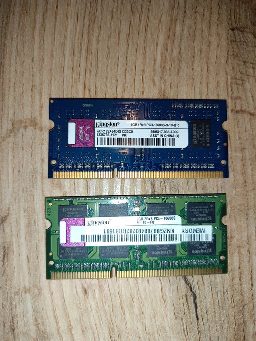 Kingston 3 GB DDR3 do laptopa