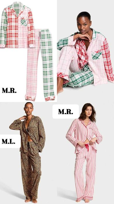 Фланелеві піжами Victoria's Secret.  Нова колекція