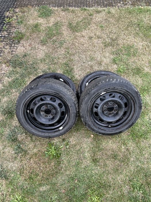 Koła Komplet Felgi Stalowe 5x120 Opony Hankook Winter concept RS2 205/55R16