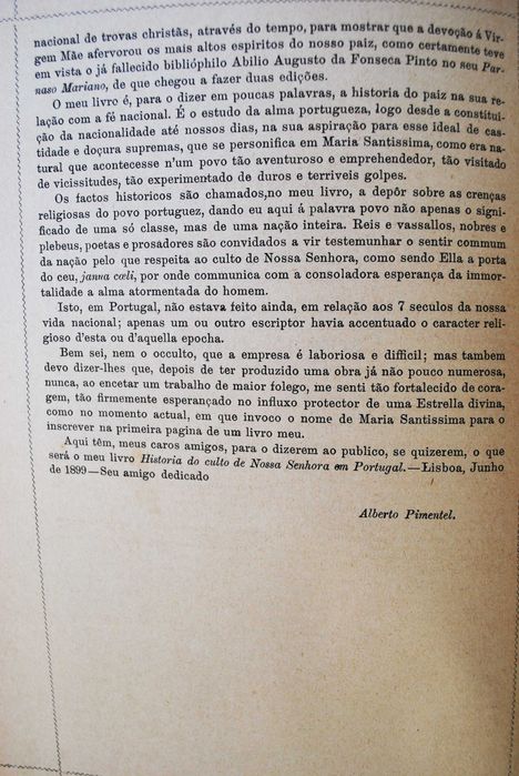 Historia do Culto de Nossa Senhora em Portugal de 1899
