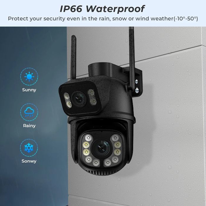 LIQUIDAÇÃO! ULT. UNIDADES! Dupla câmera de vigilância! 2 em 1! Wi-Fi!