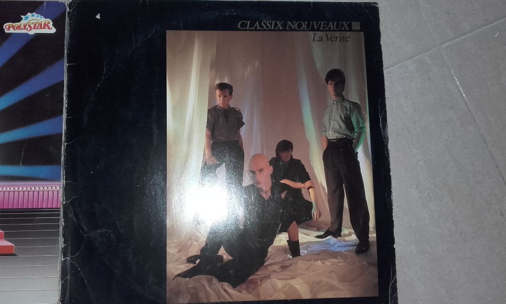 Discos de vinil antigos.