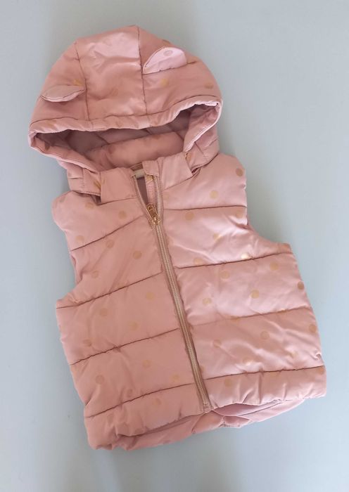 kamizelka różowa bezrękawnik h&m rozmiar 92