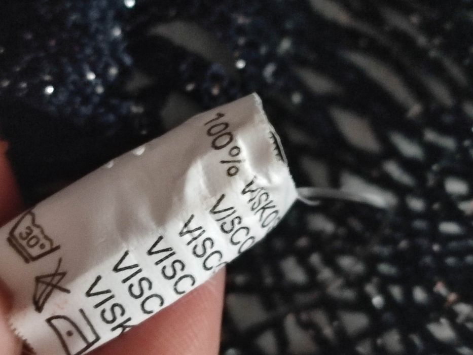 Dekoracyjny Glamour Szal wiskoza