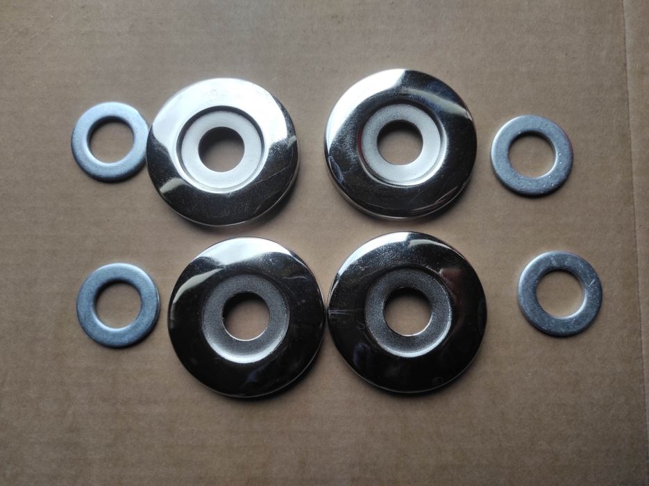 Dekielek osłona na łożysko koł × 4 szt Chromowane Dniepr Ural M72 K750