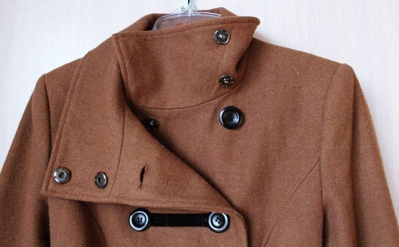 Elegancki płaszczyk Top Secret brązowy