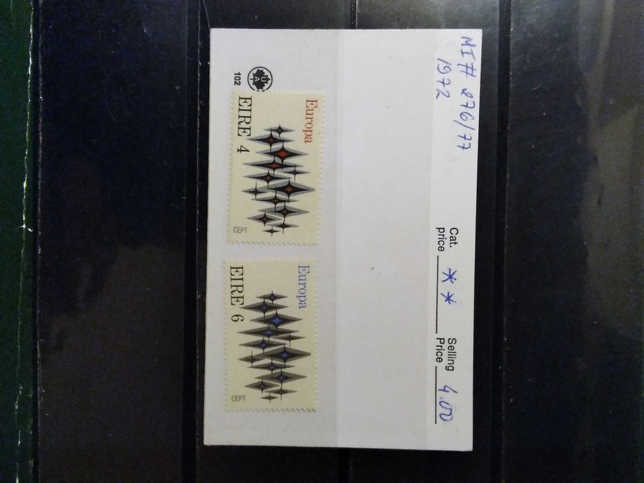 1972 Série Completa Europa CEPT Site MNH **