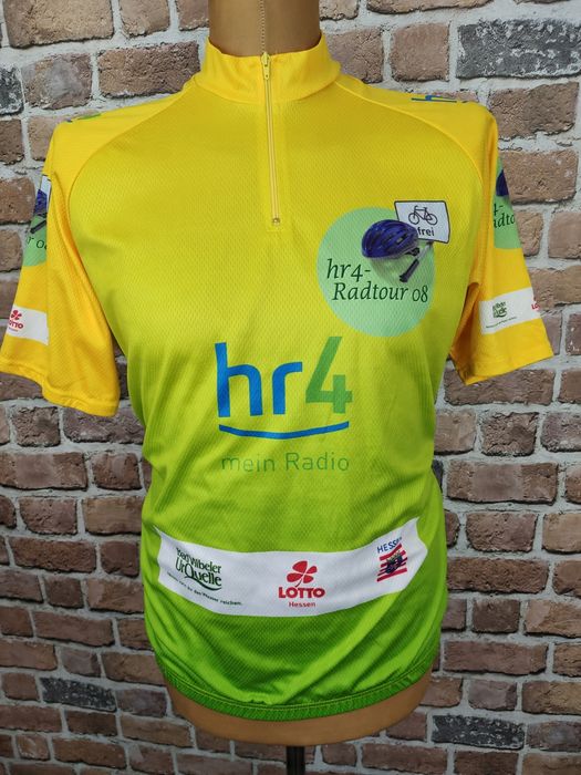 Rowerowa koszulka kolarska ze stójką kolorowa xl