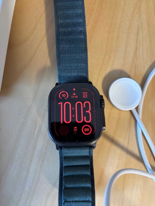 Apple Watch Ultra II GPS + Cellular 49mm Titânio Preto Alpine Loop