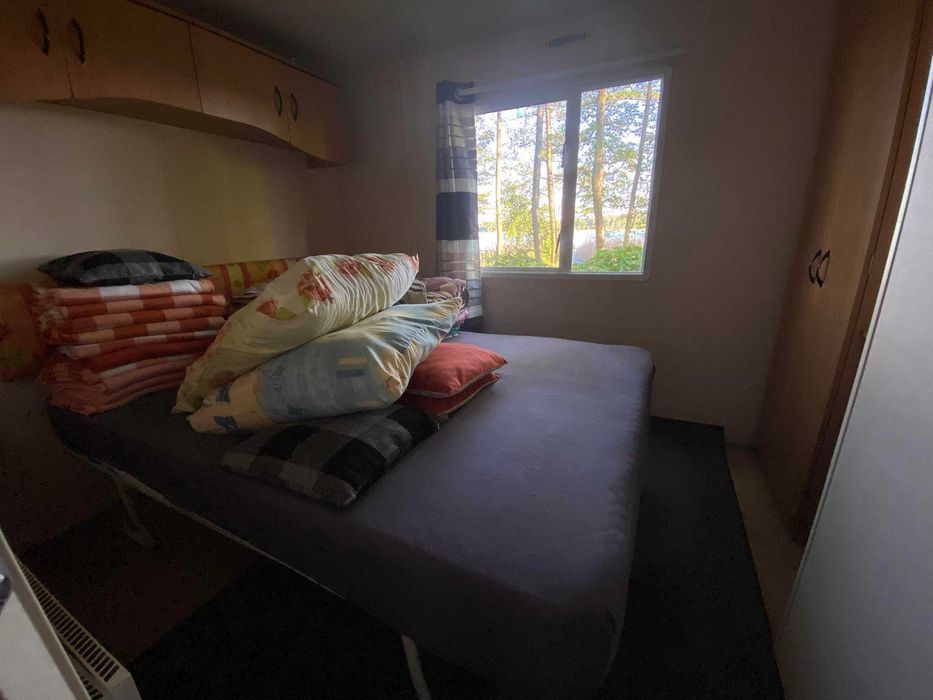 Domek nad jeziorem Białoławki pomost łódka