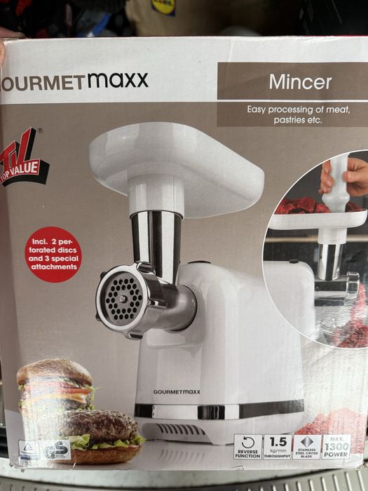 GOURMETmaxx Maszynka do mielenia mięsa, 1300 W