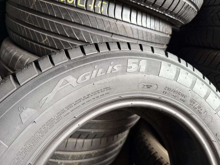 Літні шини 215/65 R16C Michelin Agilis 51 4шт. 8+мм 2023