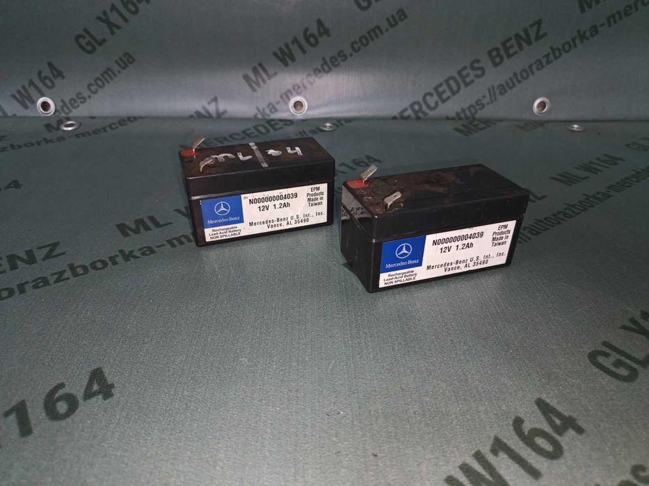 Додатковий акум Мерседес МЛ ГЛ Резервна батарея Разборка МЛ 164