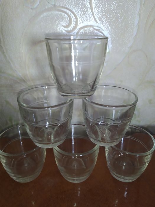 Стопки, чарки, рюмки, бочки, старовинні, класика, ретро, 70 грам, 36шт