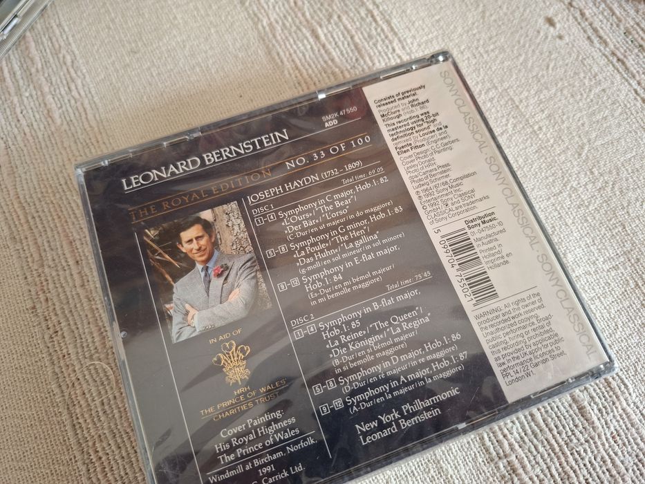 Leonard Bernstein 5 cds novos selados