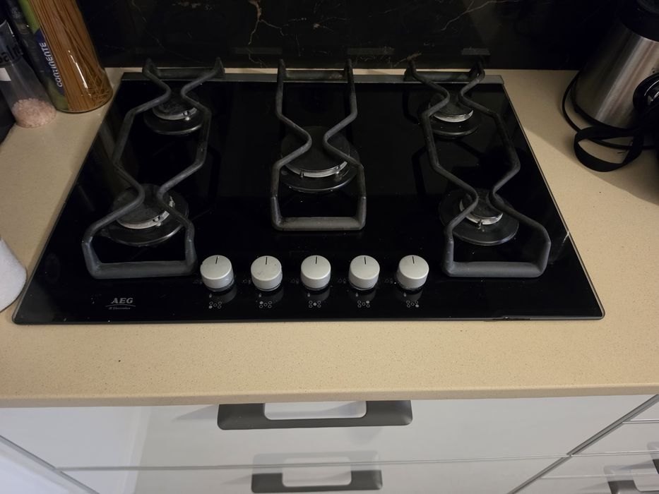 Placa AEG a Gás 5 Queimadores – Vidro Preto
Preço: 120 €