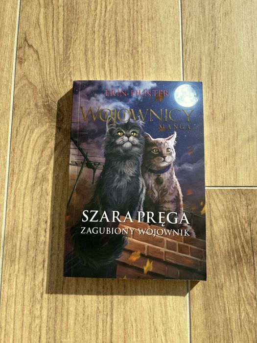 Ksiazka dla dzieci Wojownicy Szara pręga Zagubiony wojownik