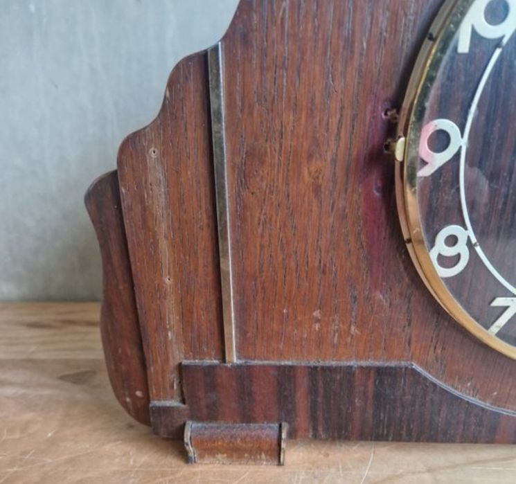 Lindo relógio de lareira art déco