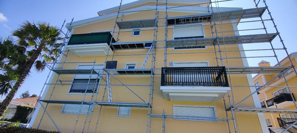 Aluguer de andaimes multidirecional.