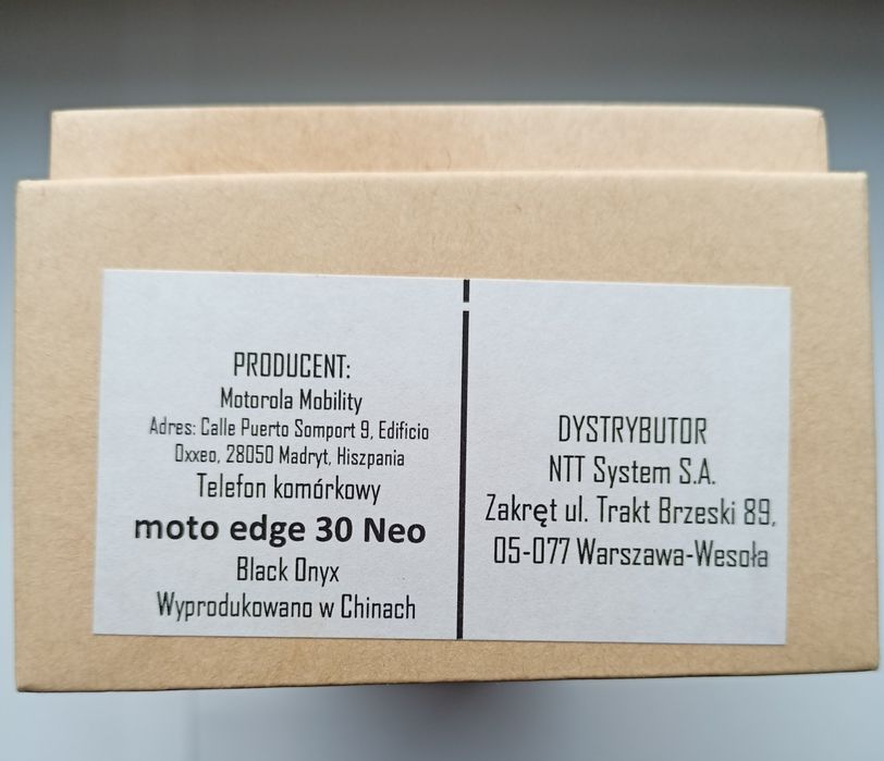 Motorola edge 30 neo 5G 8/128 GB P-Oled Wrocław Wysyłka