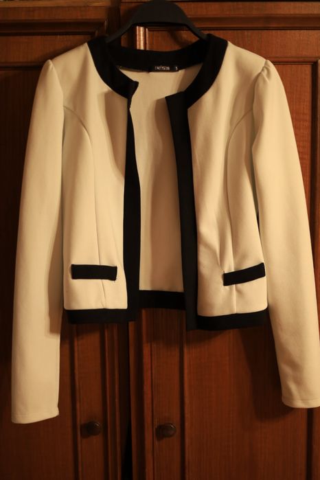 Жіночий Піджак чорно-білий