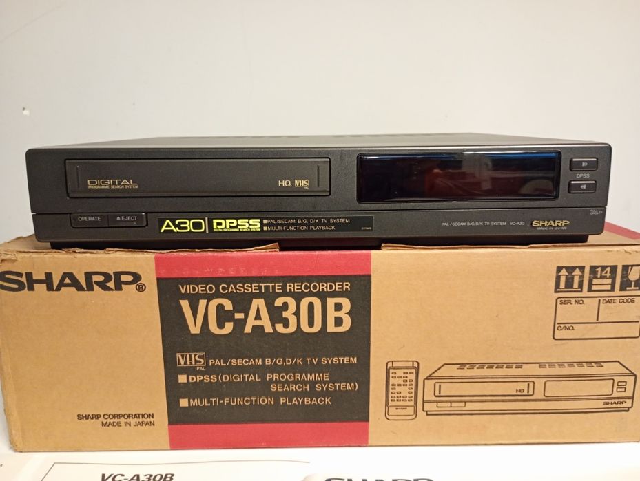 Magnetowid nagrywarka VHS Sharp VC-A30 unikat
