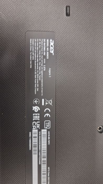 Portátil Acer Aspire 3