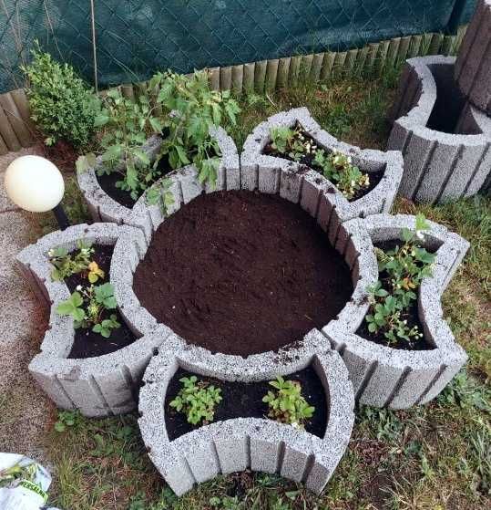 CUKIEREK Gazony Ogrodowe Gazon Donica Betonowa Ósemka NOWE PRODUCENT