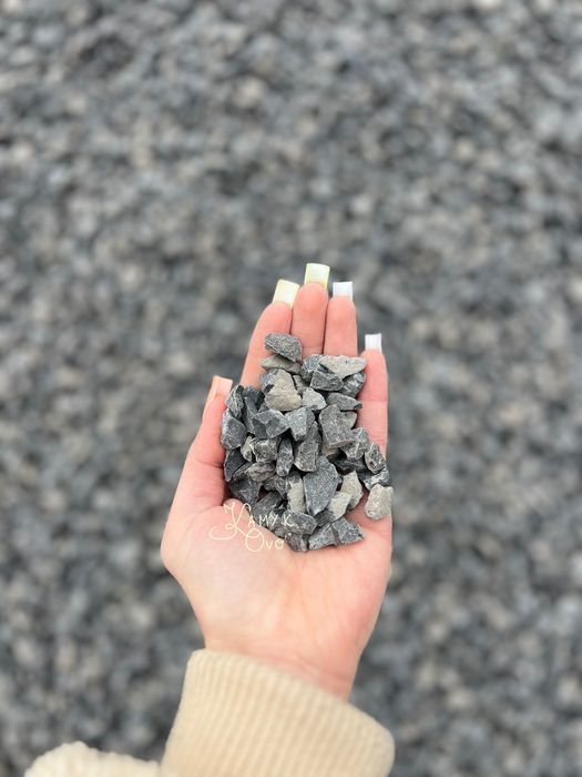 Kamień Antracyt Grys Bazaltowy, Kruszywo Ozdobne do Ogrodu i Parking!
