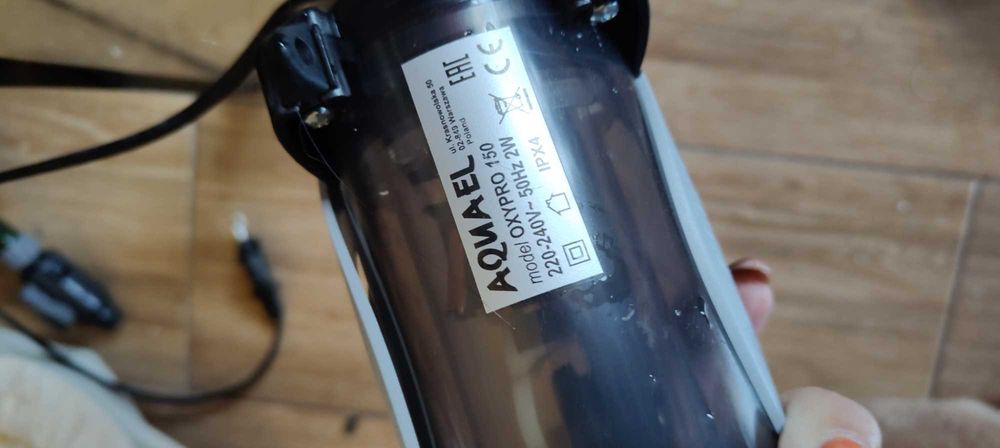 Akwarium z wyposażeniem 120l półroczne