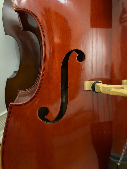 Contrabaixo 3/4 Híbrido com Escala em ébano