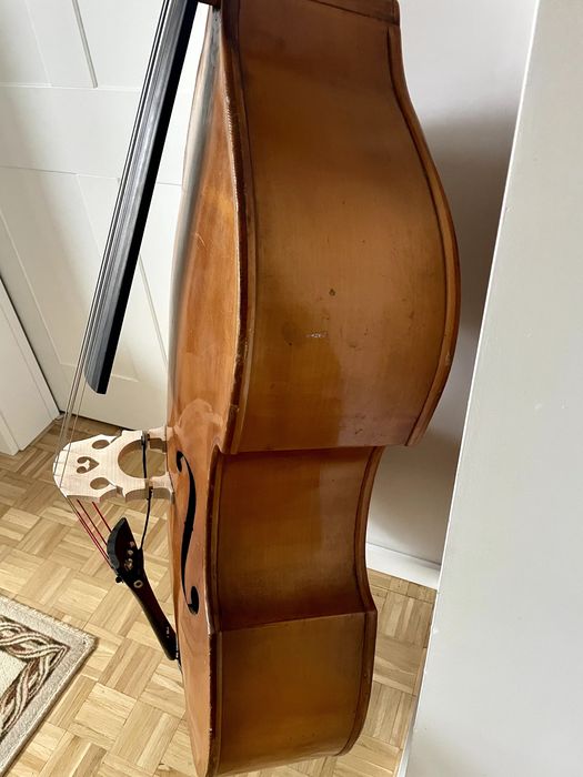 Kontrabas Muzima niemiecki 3/4 drewniany