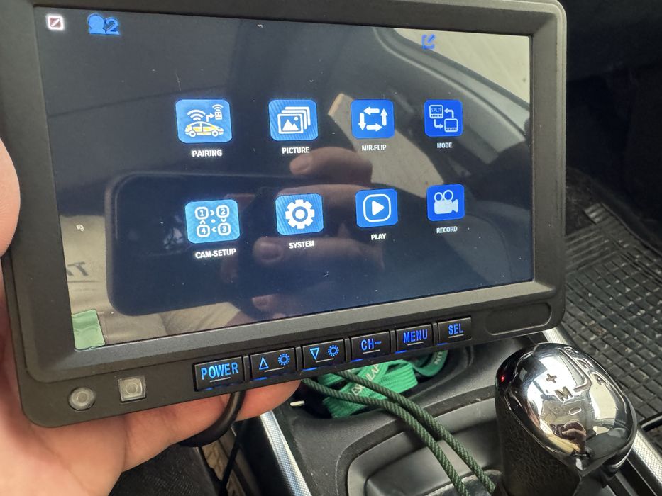 Sistema Dvr camião 7” Greenyi sem fio HD