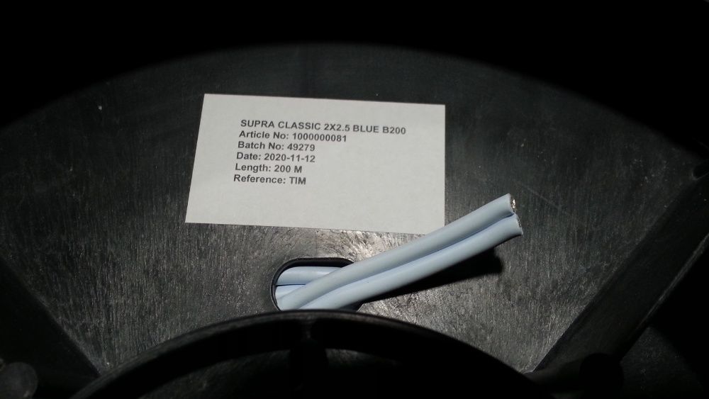 Кабель акустический Supra Cable CLASSIC 2X2.5мм. Бухта/отрез