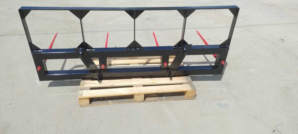 Ramka do balotów z nadstawką 80 cm transport 2 / 3 szt. bele udźwig 2t