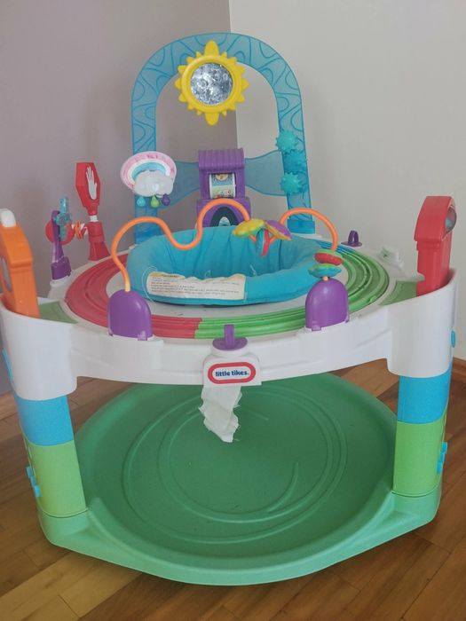 Little Tikes Interaktywne Centrum Zabaw Kojec Stoliczek Edukacyjny 2 W 1 Krzesełko