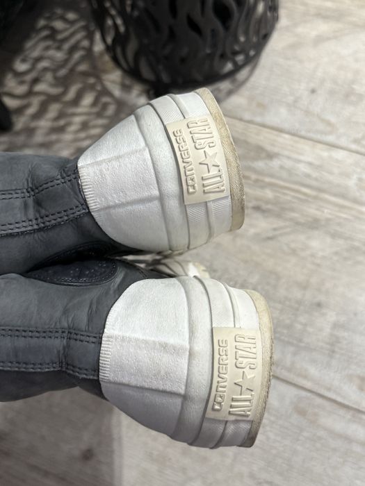 Converse skórzane wysokie trampki Skóra 41,5