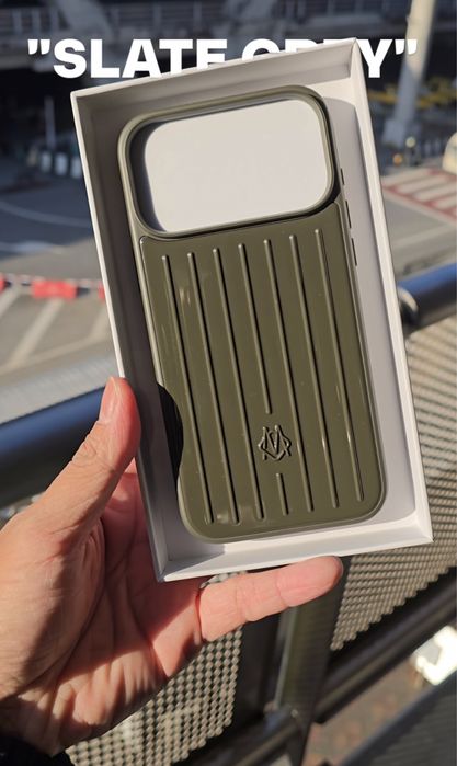 Чехол на iphone rimowa 17 pro 17 pro max slate