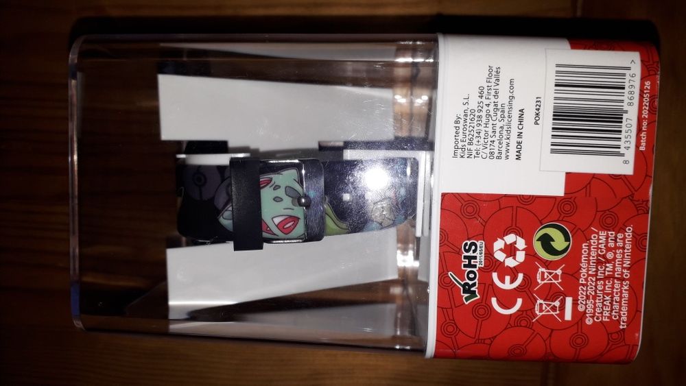 Relogio pokemon interativo selado novo